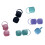 6 Pcs Pacifier Case for Baby Safe Nontoxic Six 10