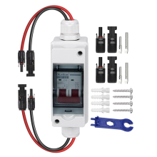 Interruttore di disconnessione solare, quadro combinatore fotovoltaico, interruttore automatico 400 V CC, IP65 impermeabile 20 A