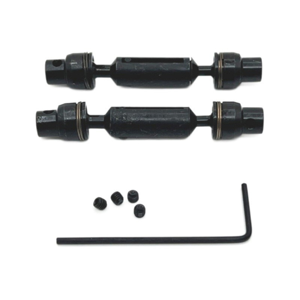 Photos - Parts for Drones & RC models RC Car Upgrade Front Rear Drive Shaft Set for 1/16 C64 C74 Parts Black
