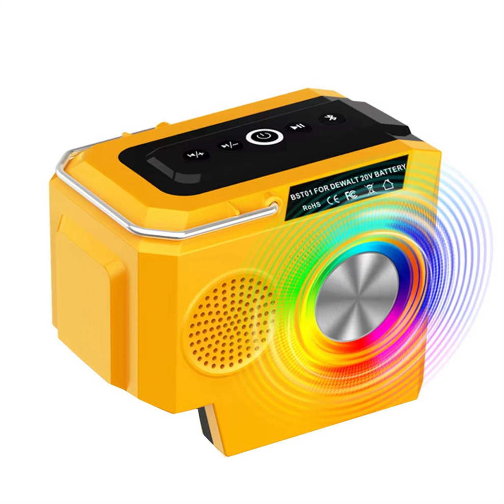 Portable Bluetooth Speaker For 18-20V Li-Ion Battery With Usb Type-C Output Port Player Loudspeaker 4852867415673