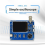 Mini Simple Oscilloscope with 1.8 Inch TFT Color Display, Waveform Measurement, Frequency Meter, Square Wave Output 8