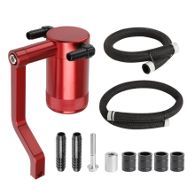 Olieopvangtank 5.7 HEMI Z-beugel billet voor lader 300 6.4L luchtafscheider rood