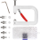 Pearl Setting Machine, Bead Rivet Fixing 5 Sizes, Hand Tool Set for Hats, DIY Accessories 2