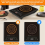 2 PCS Thermochromic Silicone Induction Cooktop Protector Mat - Non-Slip for Cookware 5