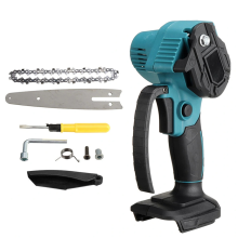 4Inch Brushless Chainsaw Cordless Electric Chain Saw Handheld Pruning Shears Garden Cutting Toos for 18V Battery