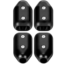4 abrazaderas de cuerda reutilizables de 3/8 de pulgada, aptas para cuerdas de nailon o trenzadas de 7-8 mm.
