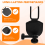 Supporto magnetico per tracolla per Action Camera con cordino 9