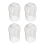 4 Pcs Gutter Fallrohr Wachen 3,5 Zoll Aluminium Blatt Filter Sieb Erweiterbar Protector 3