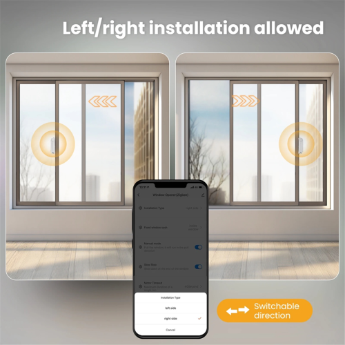 Tuya ZigBee Smart Sliding Window Pusher Automatic Opener Closer Solar Charging App Remote Control for Home 2