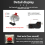 1-Key Mini Keypad 2.4G Wireless USB Mechanical Gaming Keyboard Hot Key Program for Office Work White 3
