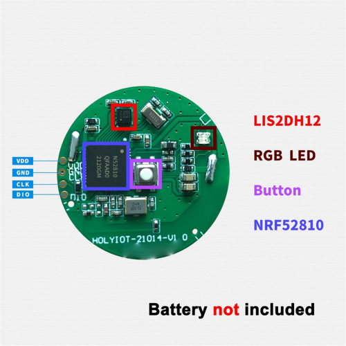 Holyiot NRF52810 3 Accelerometer Bluetooth Beacon BLE 5.0 Module Low Power Consumption Indoor Positioning 2