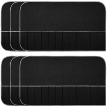 Bolsas de almacenamiento de plata, organizador de cubiertos de tela de fieltro, protector antideslustre, 6 unidades