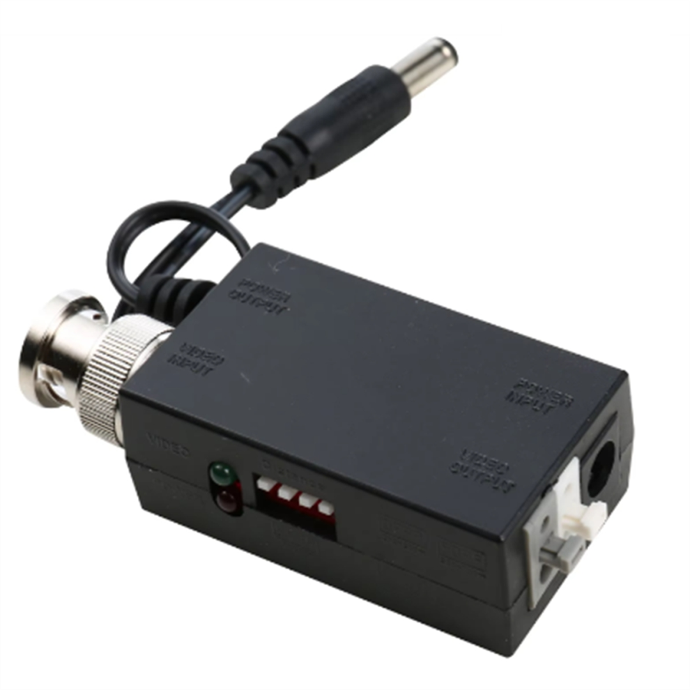 Dc12v 1Ch Active Utp Video Transmitter Balun Bnc For Cctv Camera Dvr System 4852867430454