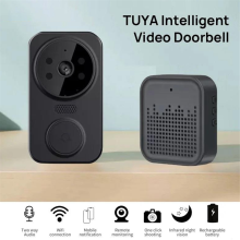 Dzwonek Tuya Smart Home Doorbell Camera WIFI Bezprzewodowy, zasilany bateryjnie DC AC, kamera Life, A