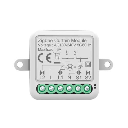 Tuya Zigbee Smart Curtain Switch Module Intelligent Circuit Breaker Support APP Remote Control for