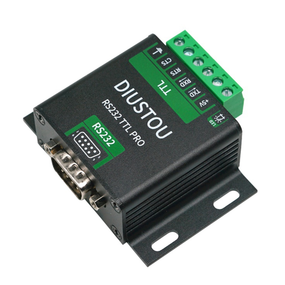 Rs232 To Ttl Isolated Converter Serial Port Module Ttl 232 Interface Conversion Black 4852867427003
