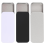 3 PCS Metal Slide Top Tin Containers, 3.14 X 1.33 0.47 Inches Portable Tins Container, Rectangular Empty Containers 2