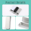3 PCS Metal Slide Top Tin Containers, 3.14 X 1.33 0.47 Inches Portable Tins Container, Rectangular Empty Containers 5
