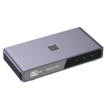 Video - Compatibele splitter 4K 60Hz bidirectionele KVM-switch voor /4 tv-box, projector, computer
