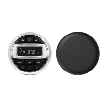 Funda protectora de silicona suave para radio marina, reproductor MP3 FM para barco, resistente al agua, para UTV, ATV, SPA y RZR.