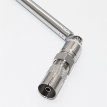 1 zestaw anteny prętowej 3,5 mm, adapter zamienny do radia FM, teleskopowy wtyk męski typu F, odbiornik stereo AV