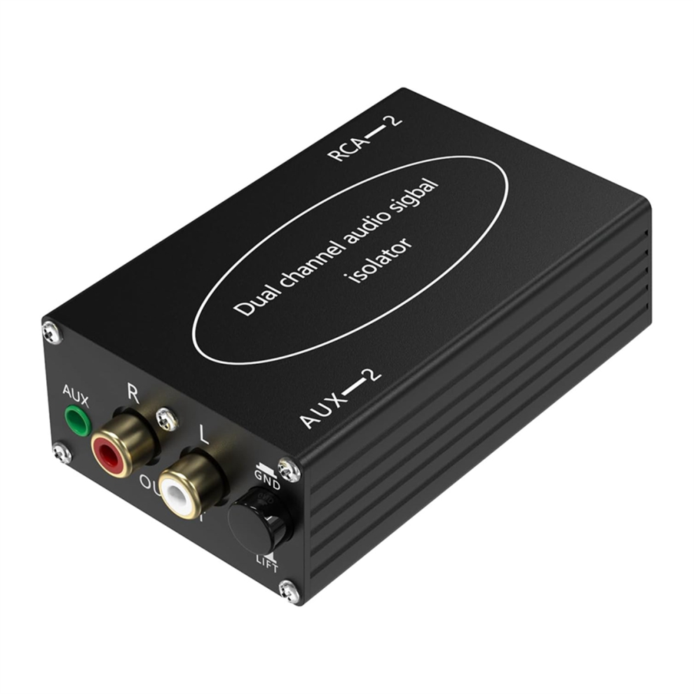 Audio Isolator -2 Noise Reduction Filter Eliminator, Filer For Home Theater Stereo Black 4852867441047