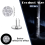 100Pcs Reflective Tacks Trail Marking Glow for Hiking Camping 4
