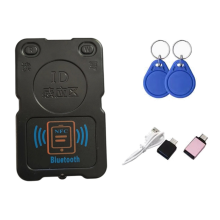 Copiadora de tarjetas con chip inteligente RFID NFC-PM8 con Bluetooth, lector y escritor de claves de cifrado NFC, 13,56 MHz/125 Khz, duplicadora BT