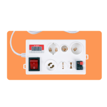 Tester żarówek E27 B22 E14, szybki tester napięcia i mocy światła LED, szybki test z wyświetlaczem, wtyczka EU