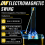 DIY Electromagnetic Swing Experimental Electronic Kit Supply with LED Flashing Sensing 9