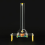 DIY Electromagnetic Swing Experimental Electronic Kit Supply with LED Flashing Sensing 7