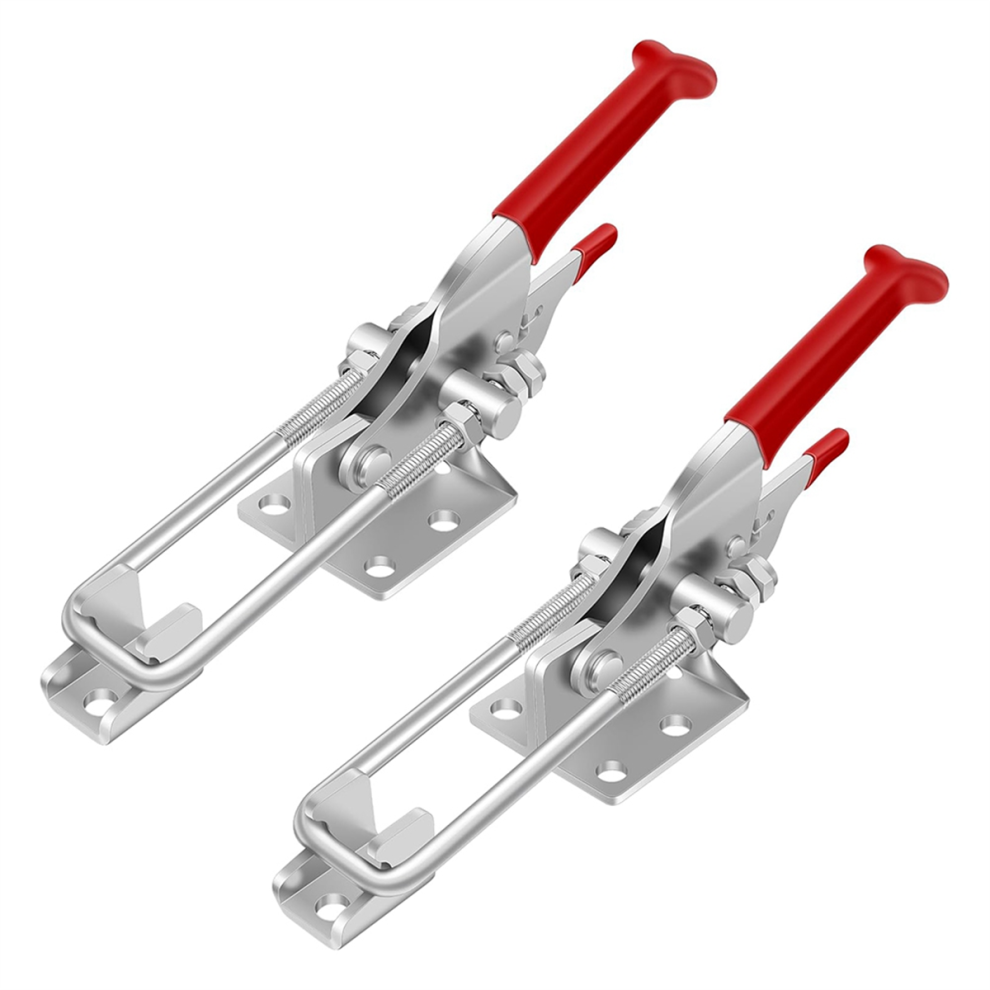 2 Pack Toggle Latch Clamp, Heavy Duty Latches, 2000Lbs Holding Capacity Adjustable Lock, Smoker Clamps 4852867438689