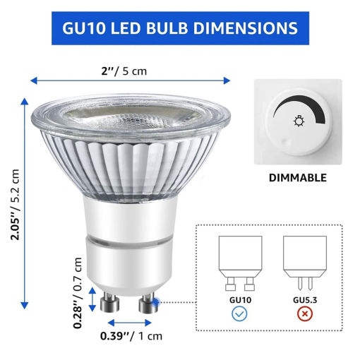 -Range Hood Light Bulbs, LED Stove Appliance Bulb, Kitchen Replacement Halogen Bulb 3000K 2