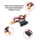 RC Airplane Switch,18AWG Large Current Switch with Plug,Heavy Duty on/Off for Model 8
