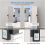 Supporto per videocitofono antifurto senza fori per Ring 3/3 Plus/4, Battery Plus/Pro 9