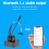 Cuffie auricolari BT 5.4 wireless per call center, con microfono antirumore 10