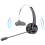 Cuffie auricolari BT 5.4 wireless per call center, con microfono antirumore 6