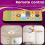 10pcs Wireless Switches, 3-Speed Timing Remote Control, for E27 Ceiling Fan Light, 1-4h Control 9