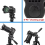 Video Camera Head Hydraulic Professional Damping Quick Release Plate Overhead Horizontal Vertical Tripod 5