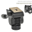 Video Camera Head Hydraulic Professional Damping Quick Release Plate Overhead Horizontal Vertical Tripod 4