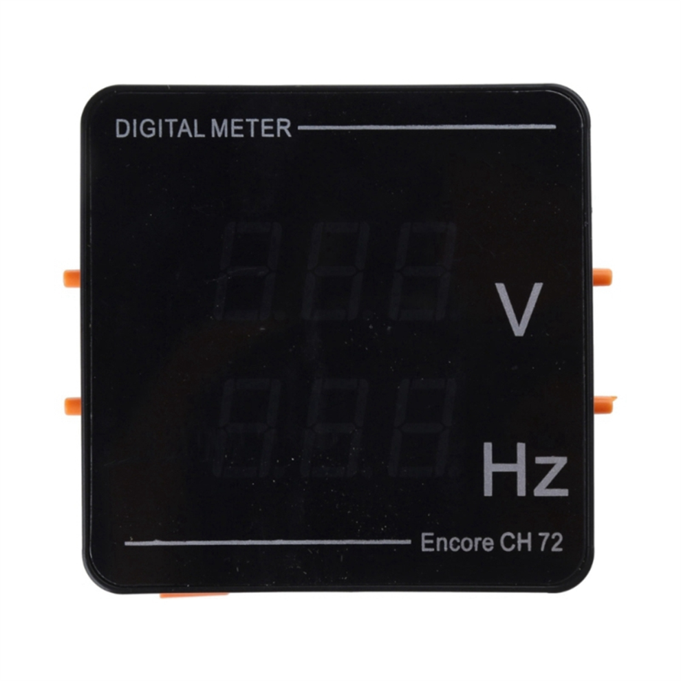 Upgraded Digital Voltmeter Frequency Panel Voltage Hz-Tester Ac50-500V 10-99.9Hz -Digits Display Red Tauoh