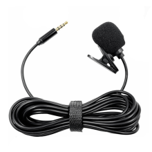 Mikrofon krawatowy stereo audio mini przewodowy z wtyczką 3,5 mm do telefonu komórkowego, tabletu, laptopa
