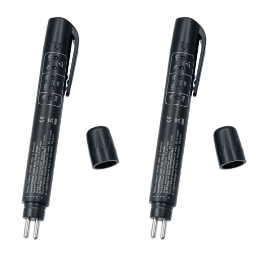 2PCS Accurate Oil Quality Check Pen Universal Brake Fluid Tester Car Liquid Digital Testing Tool