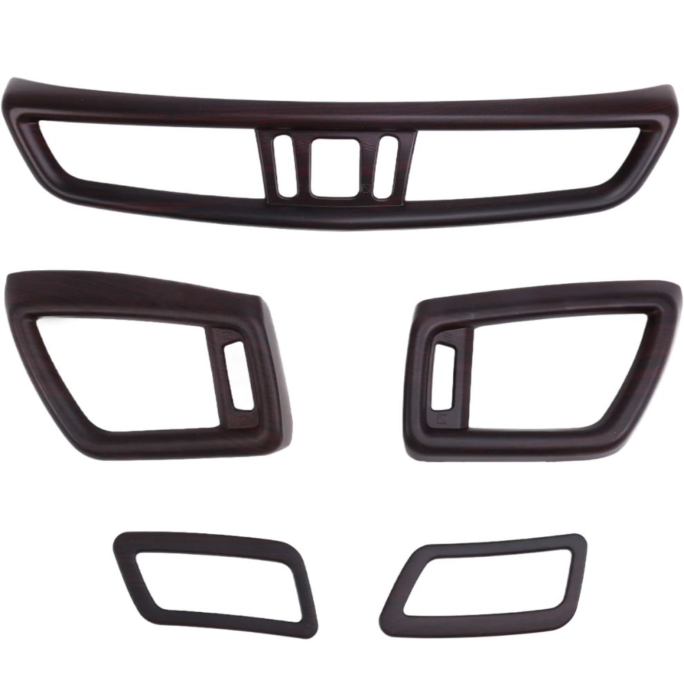 5 Pcs Car Front Console Air Condition Vent Outlet Cover For T32 Rogue J11 2014-2020 Wood Peach 4852867446509