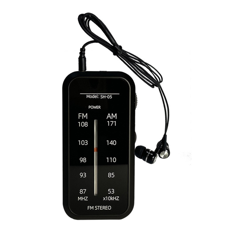 Mini Radio Portable Radios Am Fm Hand Stereo Fm87-108Mhz Mp3 Music Player With Headphones 4852867445250