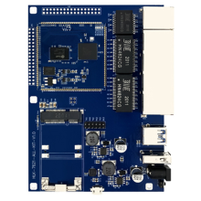 Módulo de enrutador inalámbrico MT7621A con chipset GbE y kit HLK-7621/placa de desarrollo Wifi con enchufe europeo