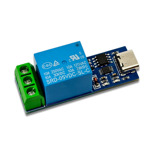 DC USB Relay Module TYPE-C Interface with Overcurrent Protection Support Computer Serial Port Control Switch 1