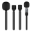 Handheld Wireless Microphone Adapter with Windshield Foam for Lavalier 5