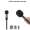Handheld Wireless Microphone Adapter with Windshield Foam for Lavalier 6