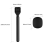 Handheld Wireless Microphone Adapter with Windshield Foam for Lavalier 4